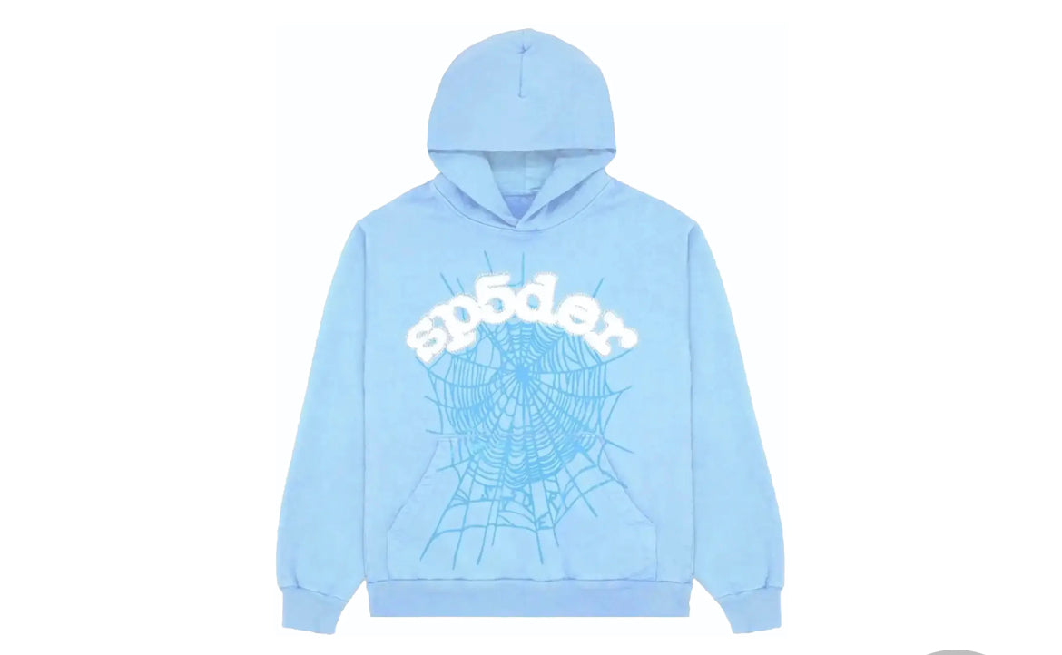 Sp5der Hoodie "Sky Blue"