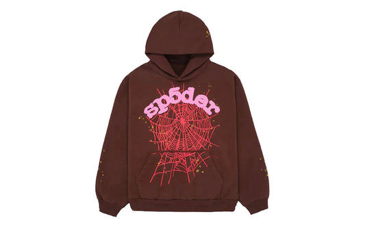 Sp5der Web Hoodie "Brown"