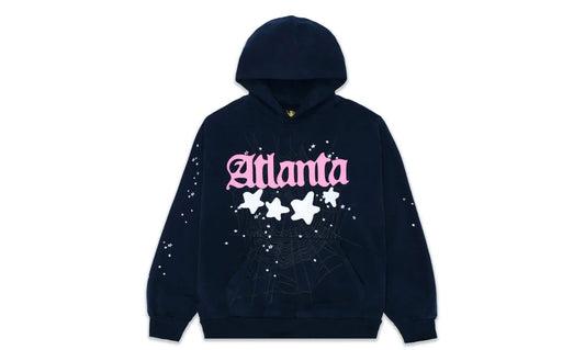 Sp5der Atlanta Hoodie "Navy"