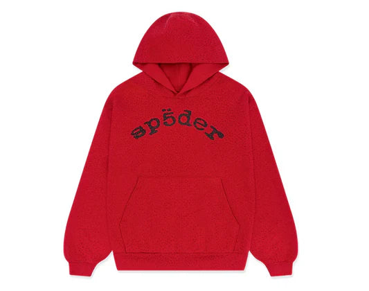 Sp5der Red VVS Hoodie
