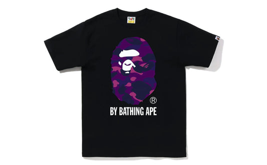 Bape By Bathing Ape Purple Camo Black Tee